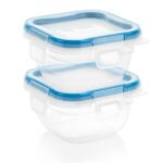 Kitchen Galaxy Square Plastic Food Storage, 2-pack