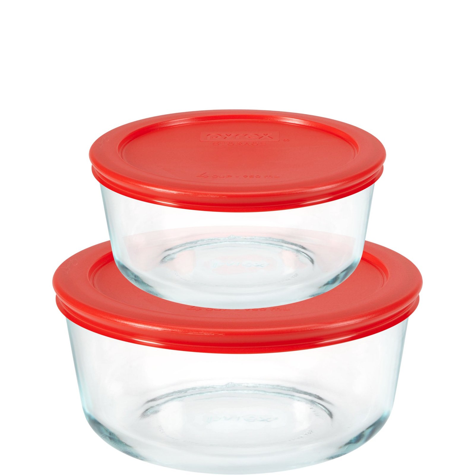 1149247.jpg Kitchen Galaxy 4-piece Round Glass Storage Set - Image 1