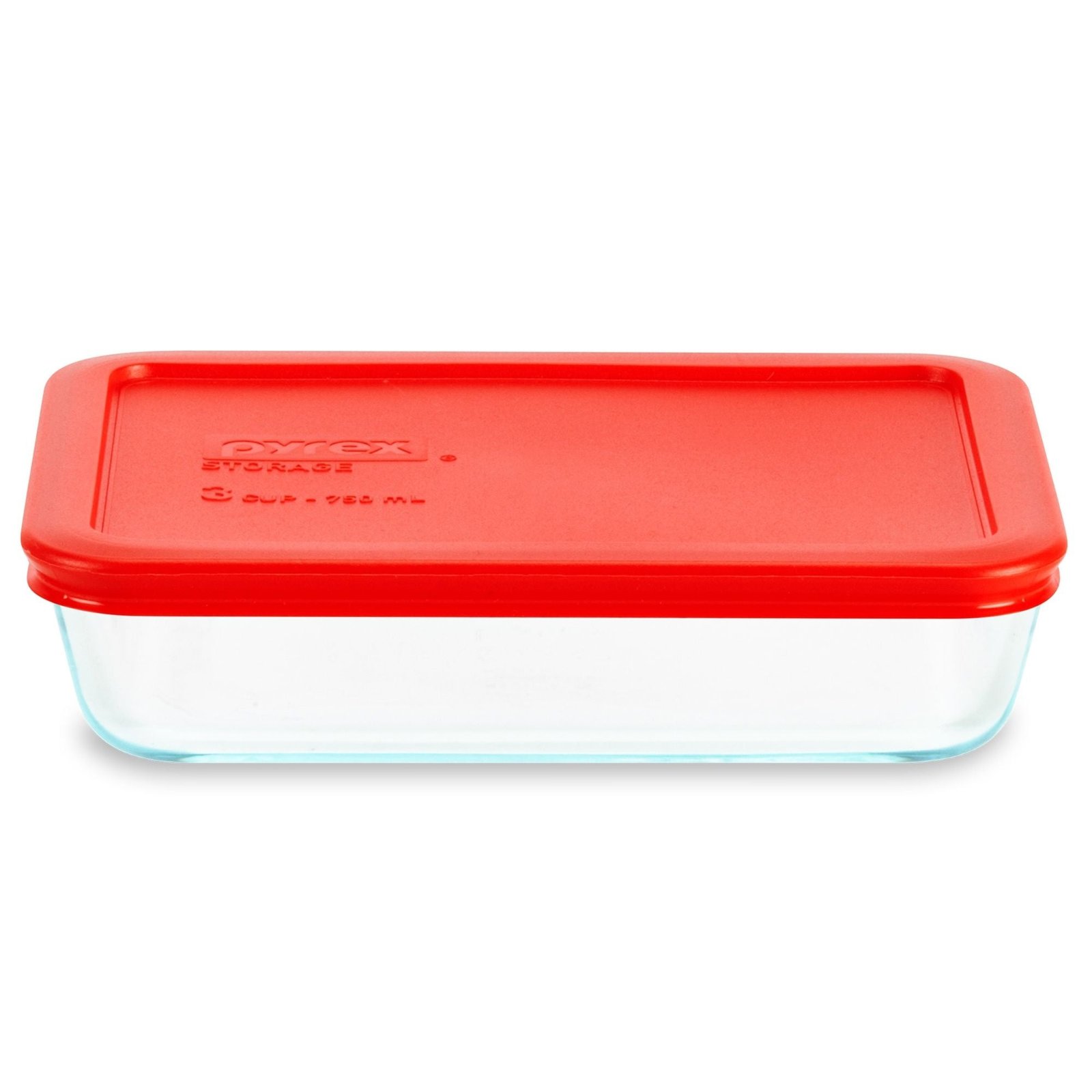 PY_1149486_Simply-Store_3-Cup_rectangle_ATF_Square_Tile1.jpg Kitchen Galaxy 3-Cup Rectangle Glass Storage with Plastic Lid - Image 1