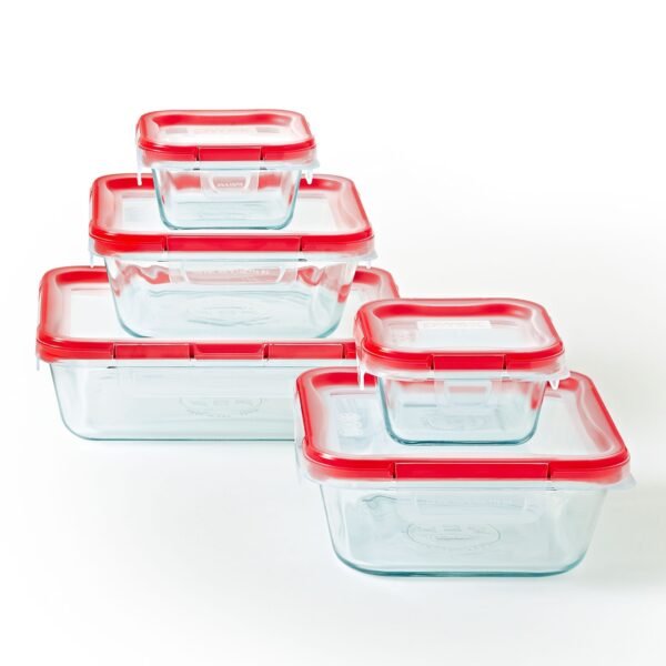 Kitchen Galaxy 10-piece Glass Storage Set