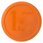 Kitchen Galaxy Orange Plastic Lid for 1.5-quart Mixing Bowl
