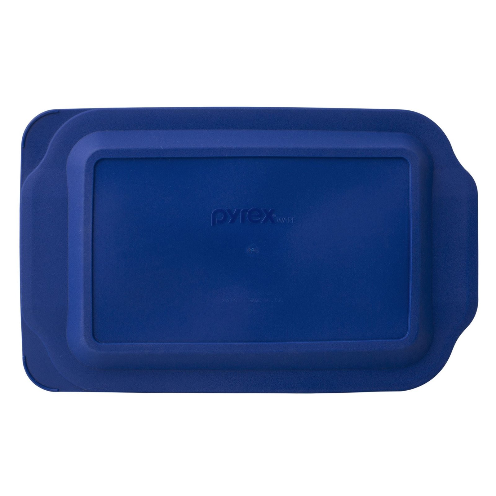 Kitchen Galaxy Blue Plastic Lid for Watercolor Collection 3-quart Rectangular Baking Dish - Image 1