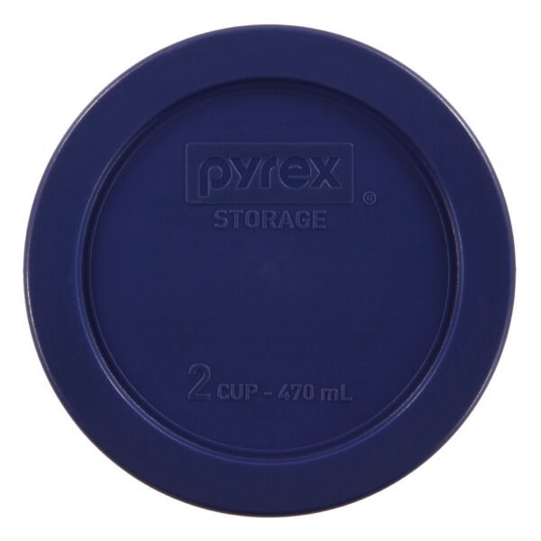 Kitchen Galaxy Blue Lid for 2-cup Glass Food Storage Container